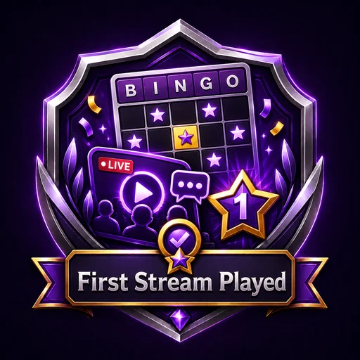 First Stream Played badge