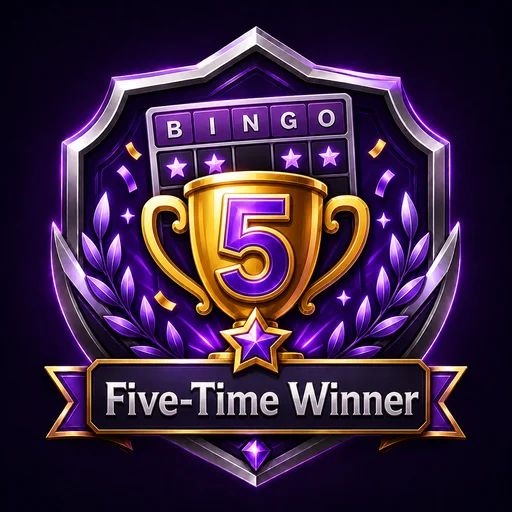 Five-Time Winner badge